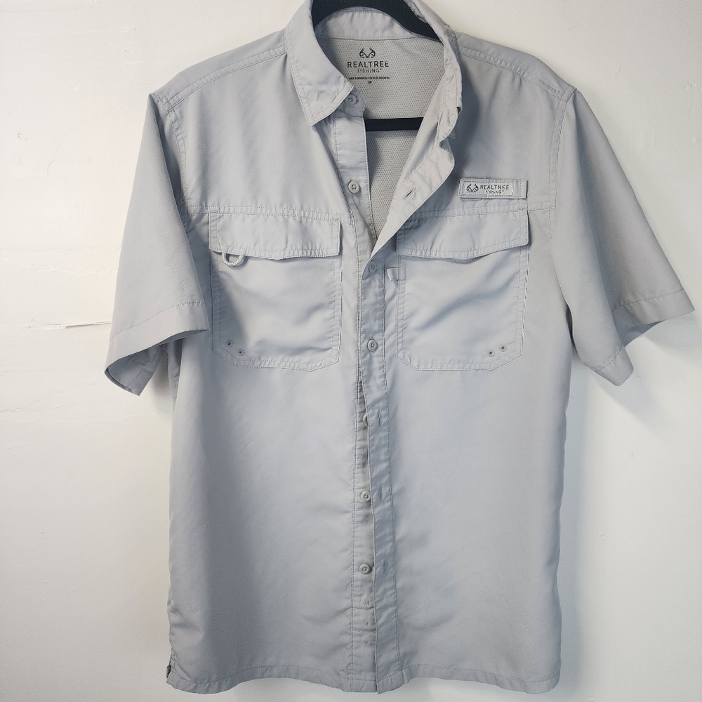 REALTREE Small Performance Vented Fishing shirt with Pockets